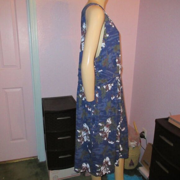 Fresh Produce FLAMINGO Flea Market Size 3X DRESS Sleeveless POCKETS V-Neck TANK - Picture 5 of 9